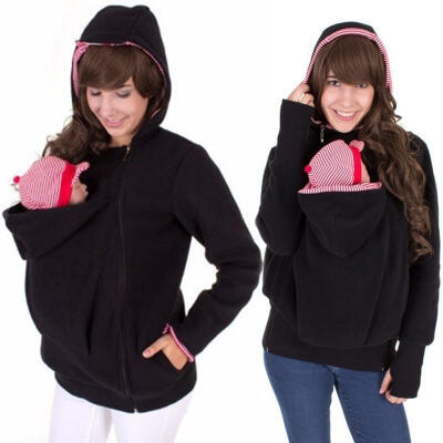 

Baby Carrier Jacket Kangaroo Outerwear Hoodies &Sweatshirts Coat for Pregnant Women Pregnancy Baby Wearing Coat Women