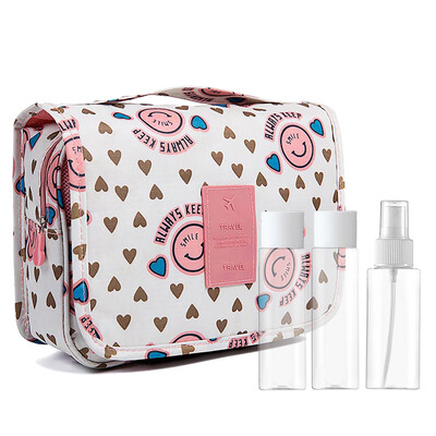 

MEIFUYU MF0575 travel cosmetic bag wash gargle bag separate bottling setblue