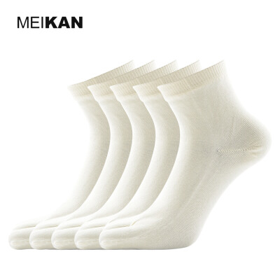 

MEIKAN Women Cotton Socks Toe Fingers Short Socks Two Fingers Socks 5Pair/lot