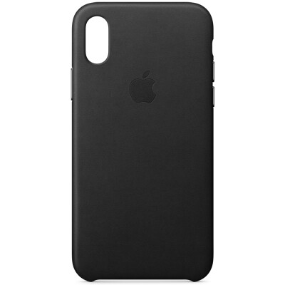 

iPhone X leather case phone case phone case - black