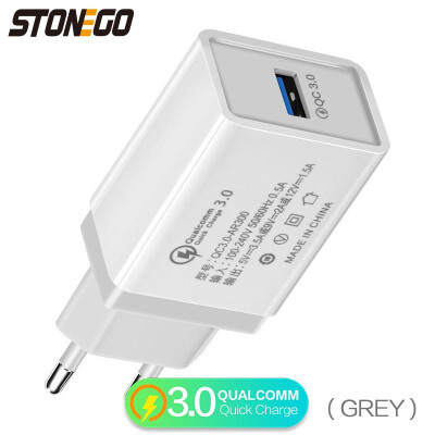 

STONEGO Quick Charge Charger QC 30 18W USB Wall Charger Fast Charging with Smart IC