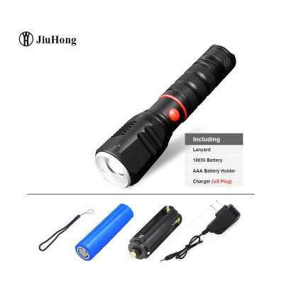 

High brightness adjustable Zoom Focus Flashlight Rechargeable convoy strobe flashlight Excellent Aluminium alloy torch