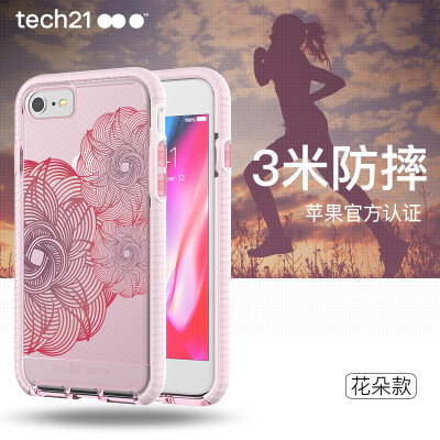 

tech21 Apple iPhone7 / 8 (4.7 inches) flower drop phone shell Apple 7/8 protective sleeve pink