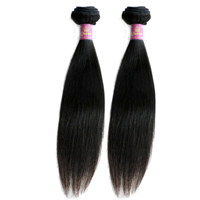 

Brazilian Virgin Hair Straight Cheap Queen Hair Products Brazilian Straight Hair 2 Bundles 12 Inch Human Hair 100g Each Bundles