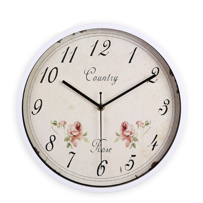 

12 inches 30CM metal wall clock simple clock silent quartz movement watch for bedroom living room