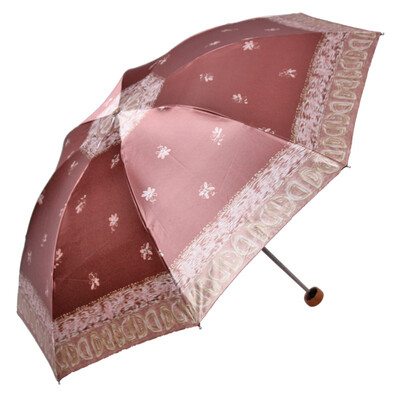 

[Jingdong супермаркет] Рай цимол плотность полиэфира сатин стали сложенный зонтик зонтик УФ-фиолетовый 308T