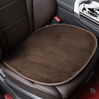 

Wufu Jinniu Le velvet single-piece non-slip cushion plush small square pad car cushion fashion brown