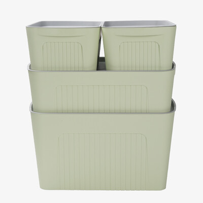 

Jiajie kitchen paper towel rack refrigerator plastic storage box napkin storage rack with strong magnets can absorb JJ-SN311