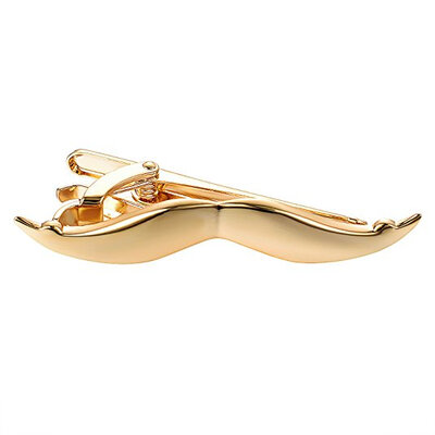 

Yoursfs Mustache Tie Clip - Normal Size And Skinny Boys Slim Moustache For Business Wedding Gift