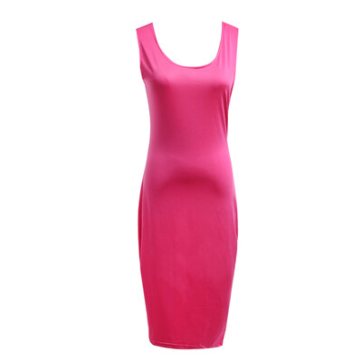 

CANIS@New Women's Sexy Sleeveless Slim Fit Bodycon Dress