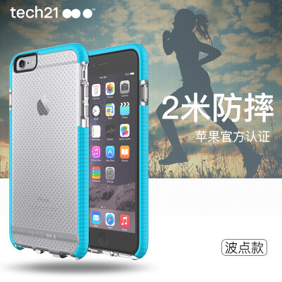 

tech21 Apple iphone6 ​​plus 55 inches fall protection shell Apple 6p wave sports section cover blue