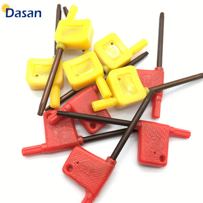 

20PCS Red Flag Wrenches T6 T7 T8 T9 T10 T15 CNC Turning Tools for Lathes