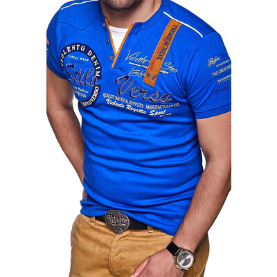 

Men's Fashion Personality Cultivating Short-sleeved Shirt