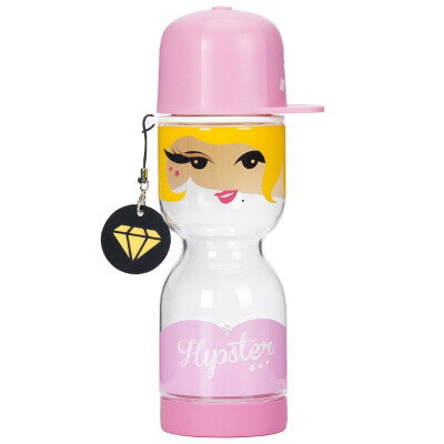 

Lock & lock national doll cup HLC671HG&39HiphopGirl &39rock girl 430ml