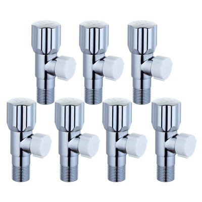 

Submarine F204-7 Hot&cold water universal copper angle valve set GB 4 mouth copper chrome finish