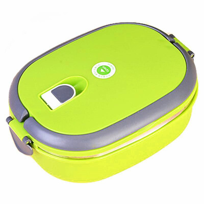 

【Jingdong Supermarket】 Chuang Hong Lige double-layer lunch box stainless steel lunch box insulation lunch box