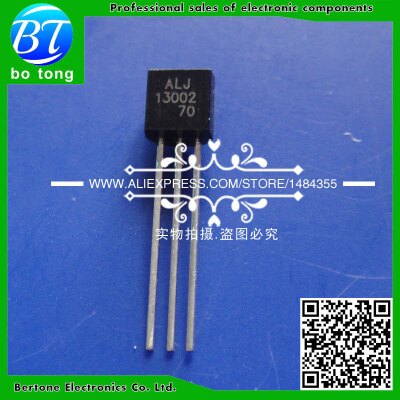 

Free Shipping 200pcs MJE13002 13002 triode transistors NPN TO-92