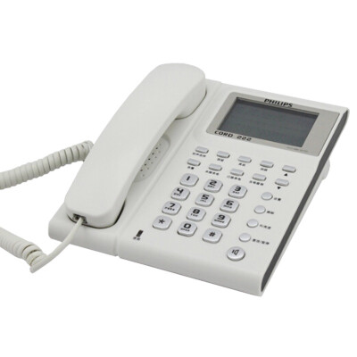 

Philips (PHILIPS) CORD222 Caller ID стационарный телефон дома / бизнес-офис телефон (синий)