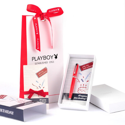 

Playboy (Плейбой) бело-синяя ручка / бело- красная ручка