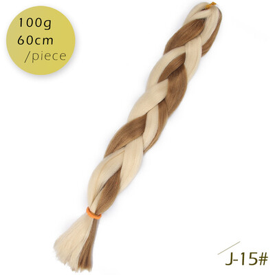 

AISI HAIR 100g / pcs 24inch   Kanekalon гигантский   косы Волосыломбер Две тонныЦветные синтетические волосы для кукол Вязание крю