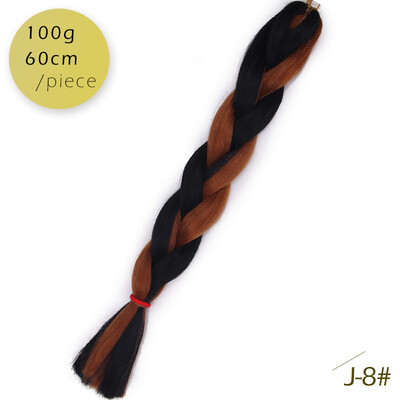 

AISI HAIR 100g / pcs 24inch   Kanekalon гигантский   косы Волосыломбер Две тонныЦветные синтетические волосы для кукол Вязание крю