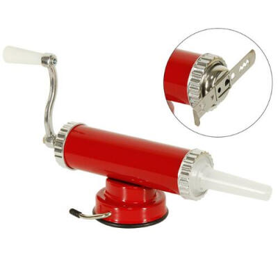 

2 in one Hand Operated Sausage Meat Stuffer With Suction Base Homemade Cookie Press Mold and Sausage Filling machine