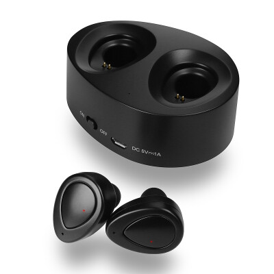 

TWS-K2 Mini Wireless Bluetooth Stereo Headset In-Ear Earphones Earbuds Headset With Free Micro USB Cable & Charging Bank Box