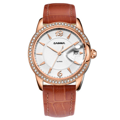 

CASIMA luxury brand women's watches 2017Fashion casual ladies quartz wrist watch women leather waterproof relojes mujer