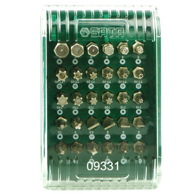 

SATA 09331 30-piece set 63MM series manual screwdriver head set hit the head screwdriver head