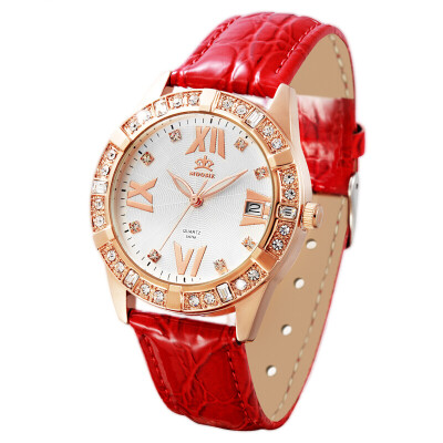 

For this (MOOSIE) Ladies watches schoolgirl Waterproof Leather Watchband Quartz Watch Diamond lovers fashion watch