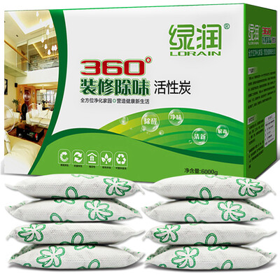 

Green Run Activated Carbon Including Formaldehyde Deodorization New House New Car To taste 6000g Decoration Air Purification Bamboo Charcoal Formaldehyde Scavenger