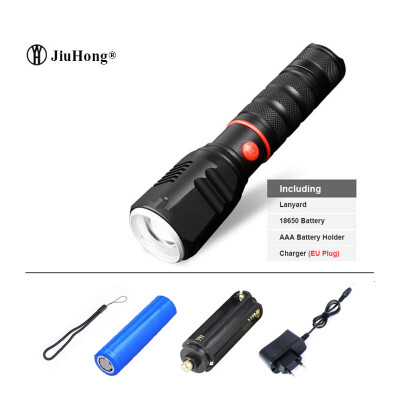 

High brightness adjustable Zoom Focus Flashlight Rechargeable convoy strobe flashlight Excellent Aluminium alloy torch