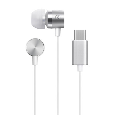 

YOTA3 Headphones In-Ear Computer Sports Games Line-Controlled Subwoofer Headset Type-C Headphones / Silver