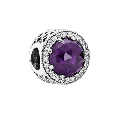 

PANDORA Pandora cats eye purple cut zircon beaded 791725NRP