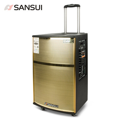 

Пейзаж (sansui) SG2-12 квадратный танец аудио наружный портативный Bluetooth-рычаг динамик двойной микрофон 12 дюймов