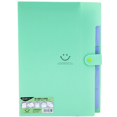 

Guang Guang GuangBo 5 into the folder folder notes storage bag color random love smile A9038