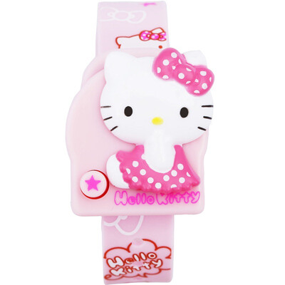 

Hello Kitty (HelloKitty) КИ-цифровые часы дети часов часов сладкого курсистках HK264F кристаллическая фиолетовые
