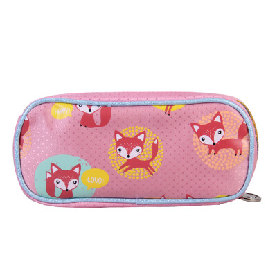 

SMJM Cute Polyester Pencil Holder Pouch with Zipper for Kids Students Stationery