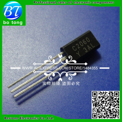 

Free shipping 2SC2060 C2060 2060 NPN Transistor TO-92L Triode Power Transistor 20pcsbag