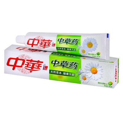 

Chinese ZHONGHUA Chinese herbal medicine fragrance fruit toothpaste 140g