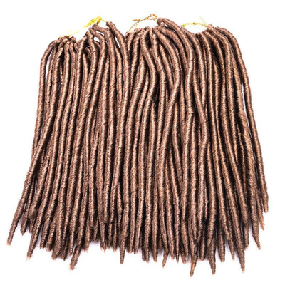 

12 inch Synthetic Braids Hair 24 Roots Faux Locs Crochet Hair Extensions 1 pack