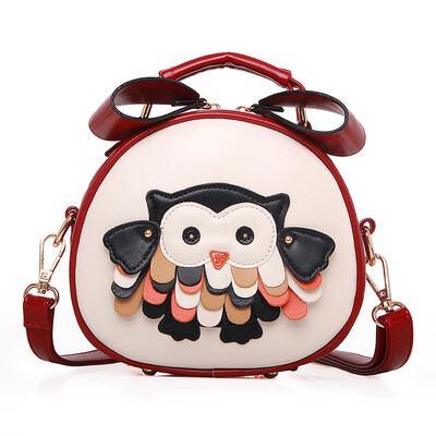 

Aliwillam® 2016 new fashion women leather handbag cartoon bag owl shoulder bags Womens Crossbody Messenger Bags