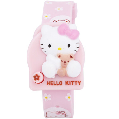 

Hello Kitty (HelloKitty) children's watch LCD electronic watch sweet jump word table girls students HK264F crystal purple