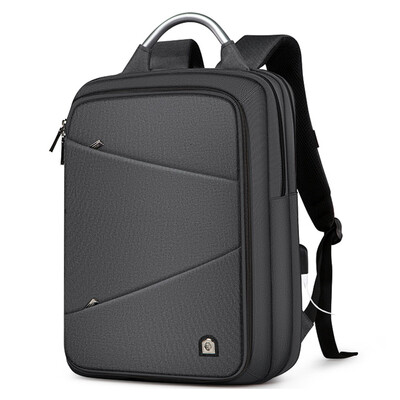 

The elderly head LAORENTOU computer bag waterproof business&leisure men&39s shoulder bag backpack men&39s bag 840J004L1H gray