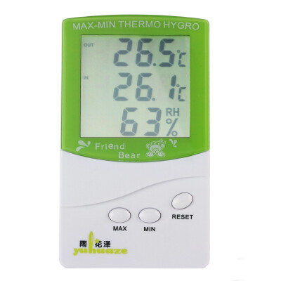 

Jingdong supermarket] Yuhuazawa Yuhuaze portable electronic hygrometer desktop hanging thermometer with outdoor thermometer sensor TA138A