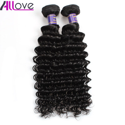 

Brazilian Deep Wave With 360 Closure 7A Brazilian Virgin Hair 2 Bundles With Closure Brazilian Deep Curly Virgin Hair With Closure