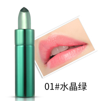 

Lychee LCHEAR fell in love wild color lipstick 38g 15g lasting moisturizing lipstick does not fade non-stick cup moisturizing lip balm 01 Crystal Green