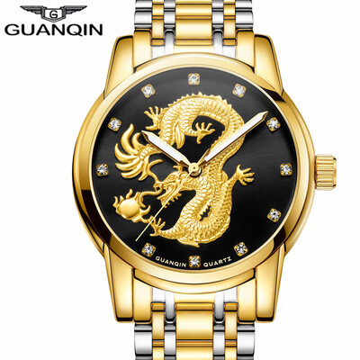 

GUANQIN Mens watch automatic mechanical waterproof casual business mens watch