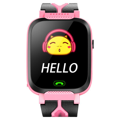 

Palm Air PALMHANG children&39s phone watch touch screen camera smart IPX7 waterproof GPRS positioning mobile phone boy&girl F18 cute pink