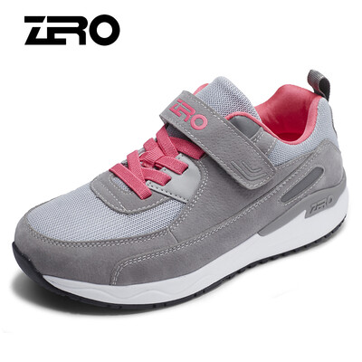 

Zero degree ZERO men&women sports outdoor middle-aged walking slip shock absorption casual old shoes Y73100 female pink 40